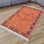 خرید فرش نارنجی