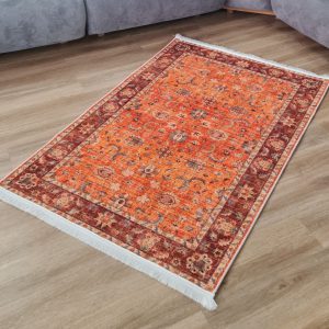 خرید فرش نارنجی