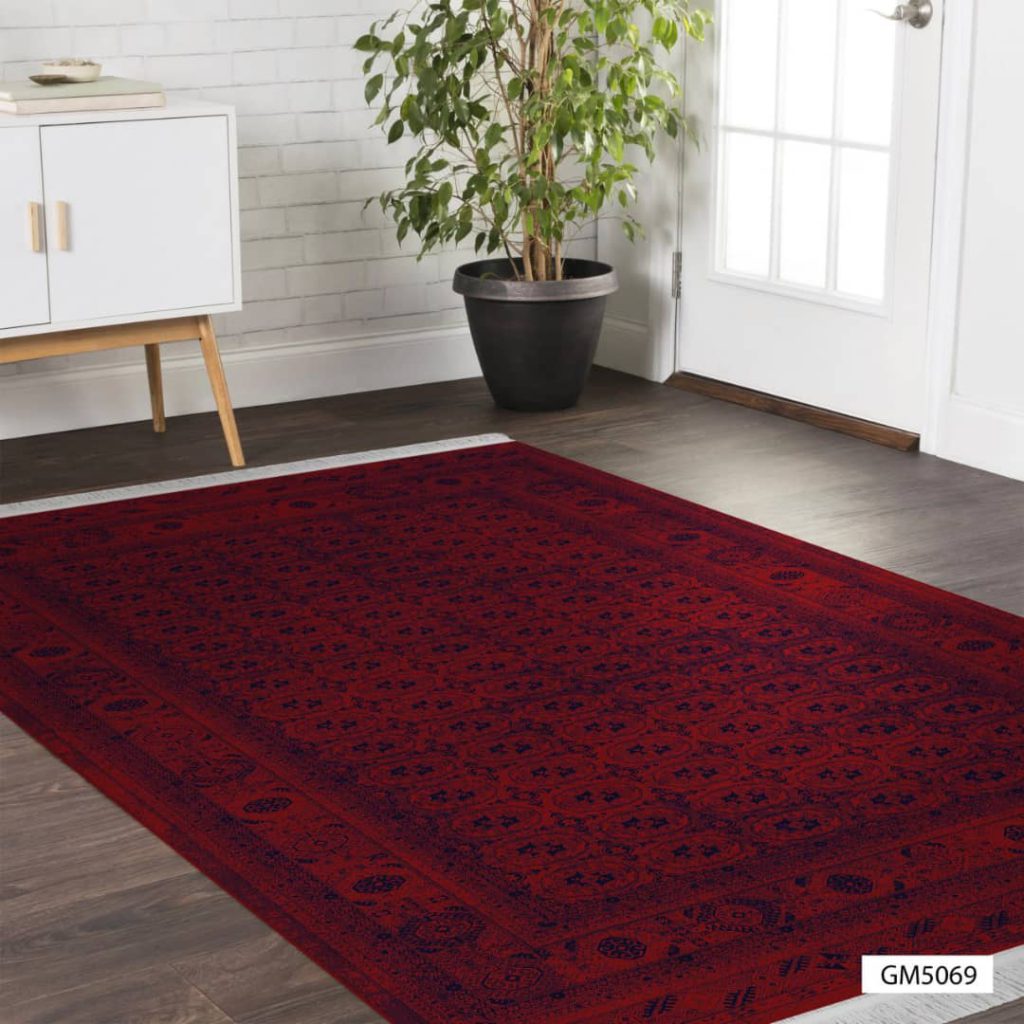 روفرشی کشدار قرمز لاکی فرشینه 6 متری قرمز لاکی مخمل فرش 6 متری قرمز لاکی