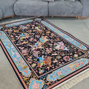 فرشینه 6 متری مخمل ترک سالن پذیرایی کلاسیک 837