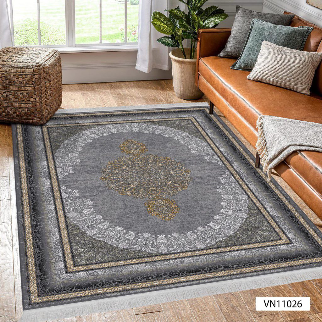 روفرشی کشدار مخمل شانل ایرانی وینتیج سالن پذیرایی