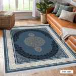 روفرشی کشدار مخمل ترک سالن پذیرایی سرمه ای . آبی نفتی