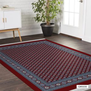 روفرشی کشدار مخمل شانل کد 5030 سالن پذیرایی گبه قرمز