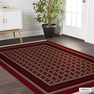 روفرشی کشدار مخمل شانل سالن پذیرایی 5033 قرمز لاکی گبه