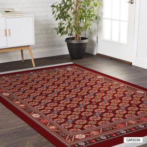 روفرشی کشدار مخمل شانل 5036 گبه قرمز لاکی