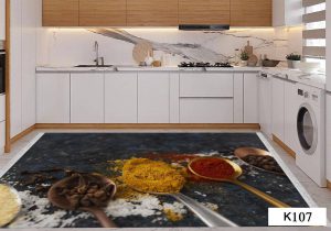 خرید فرشینه آشپزخانه فرشینه طرح ادویه جات