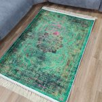 فرشینه سالن پذیرایی فرشینه آشزخانه سبز