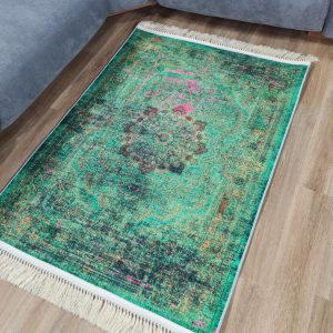 فرشینه سالن پذیرایی فرشینه آشزخانه سبز