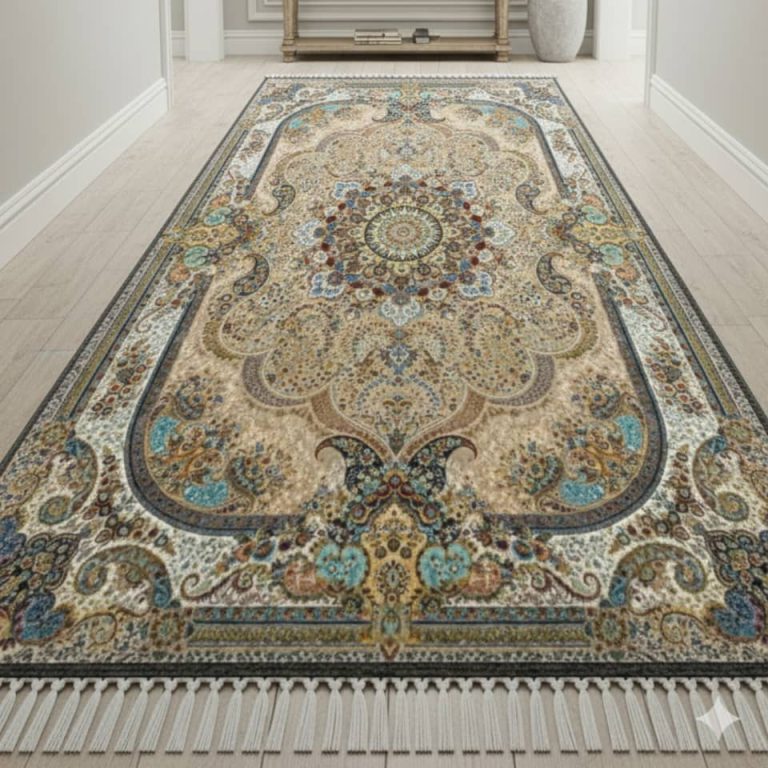 خرید فرش راهرویی نسکافه ای