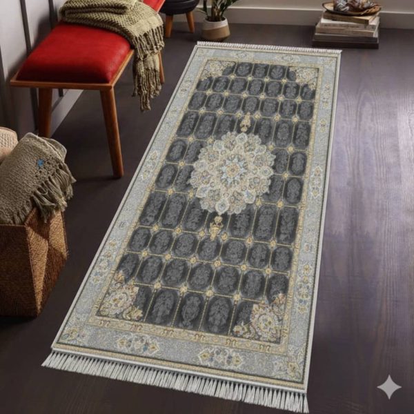 خرید فرشینه راهرویی طوسی