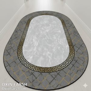 خرید فرشینه راهرویی بیضی