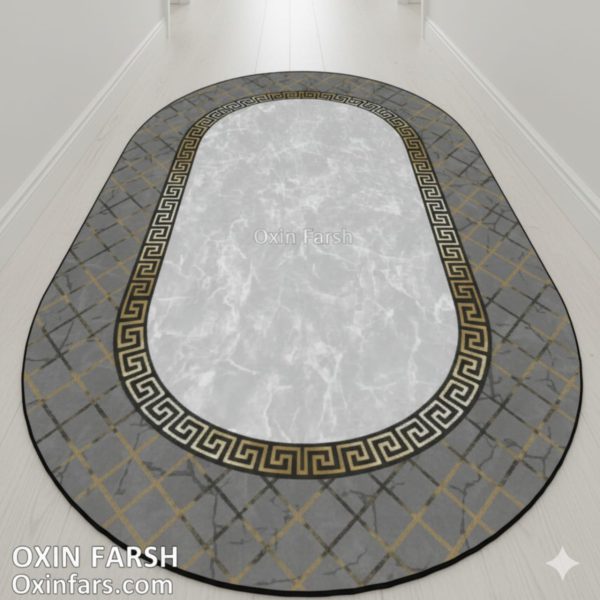 خرید فرشینه راهرویی بیضی