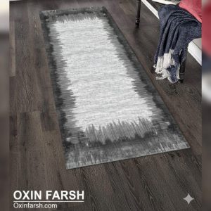 خرید فرشینه راهرویی طوسی مدرن