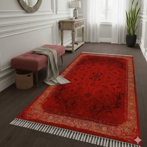 خرید فرشینه راهرویی قرمزلاکی