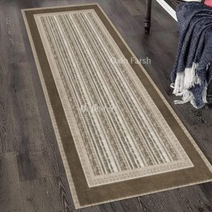 خرید فرشینه راهرویی قهوه ای