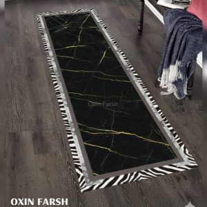 فرشینه راهرویی مدرن مشکی