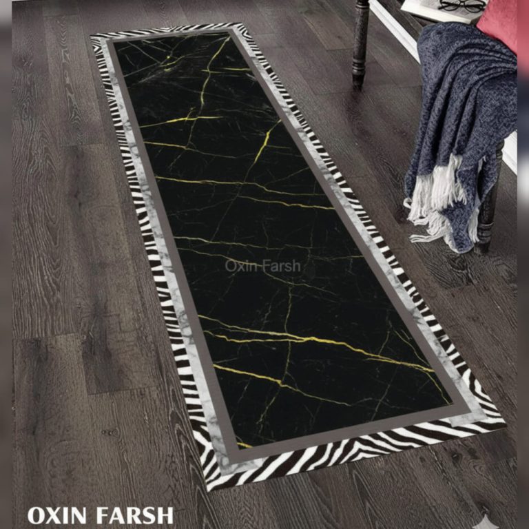 فرشینه راهرویی مدرن مشکی