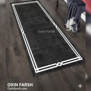 خرید فرشینه راهرویی مشکی