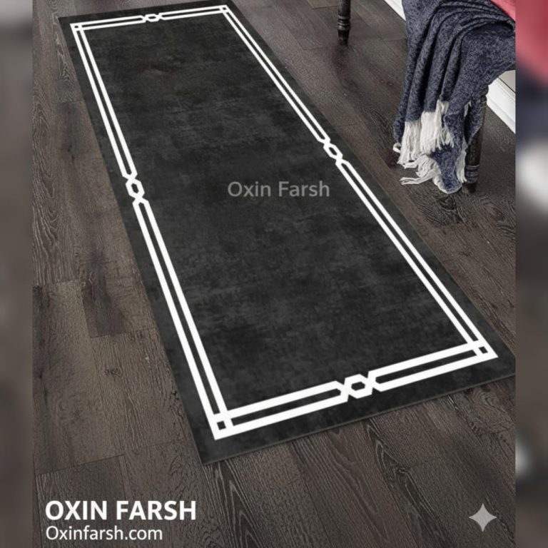 خرید فرشینه راهرویی مشکی