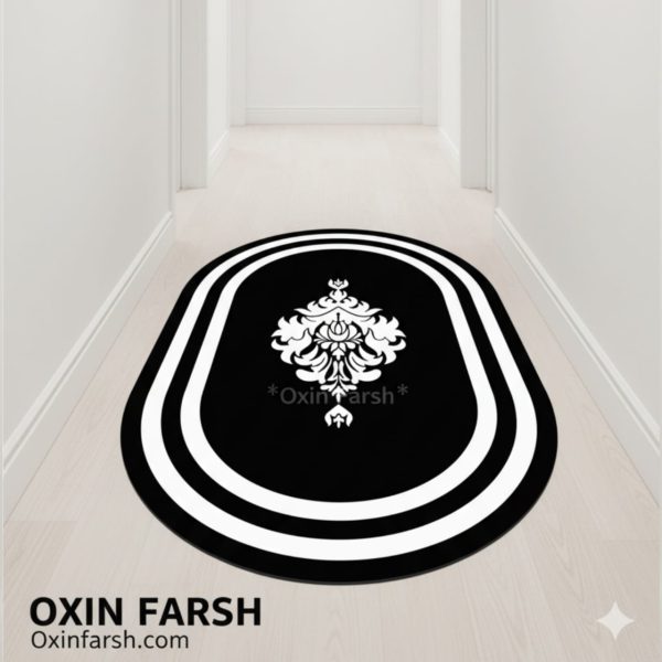 فرشینه راهرویی بیضی ضد لغزش