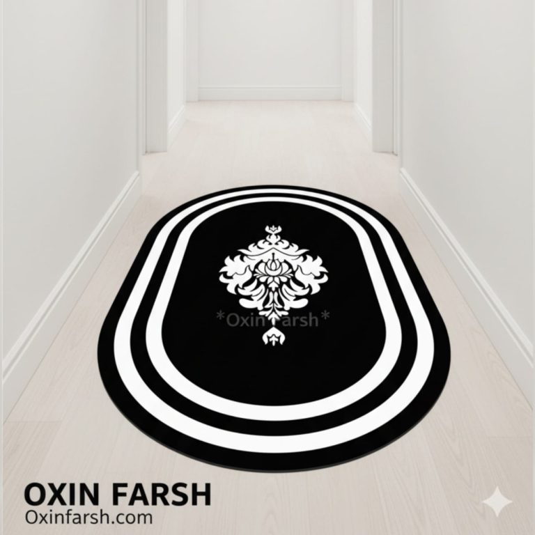 فرشینه راهرویی بیضی ضد لغزش