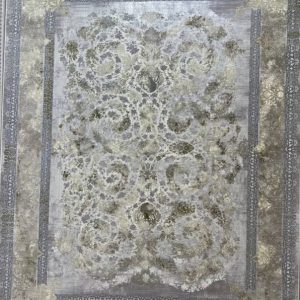 خرید فرش طوسی و سبز