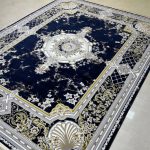 خرید فرش ماشینی لاکچری مشکی