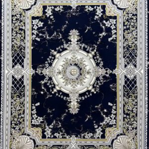 خرید فرش ماشینی لاکچری مشکی