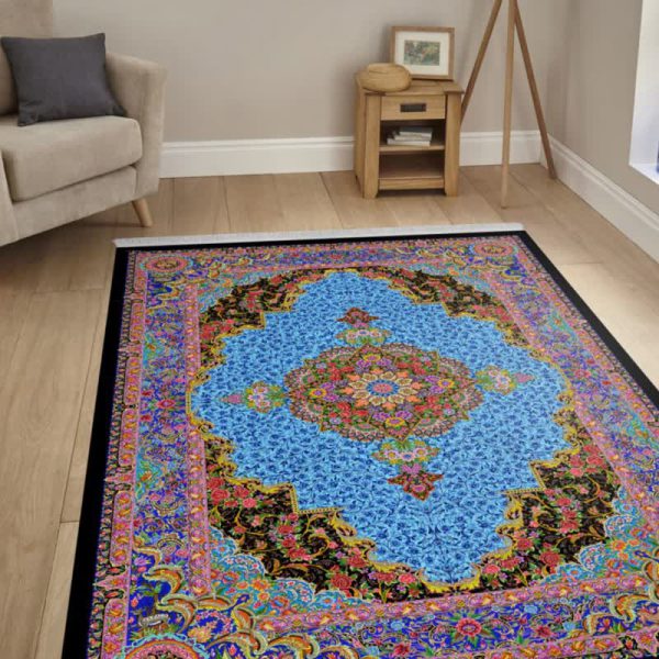 خرید مخمل فرش طرح ابریشمی دست بافت خرید مخمل فرش طرح ابریشمی دست بافت