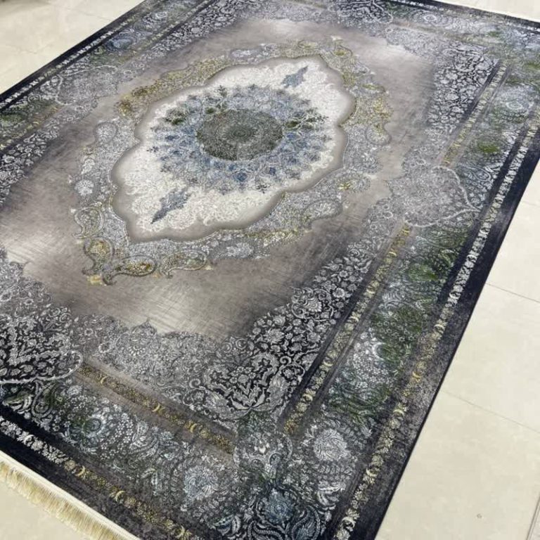 خرید و قیمت فرش ماشینی سبز