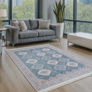 خرید فرشینه آبی