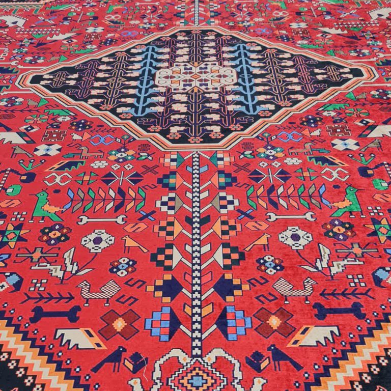 خرید فرشینه قرمزلاکی