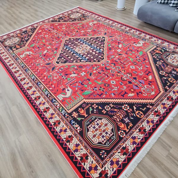 خرید فرشینه قرمزلاکی