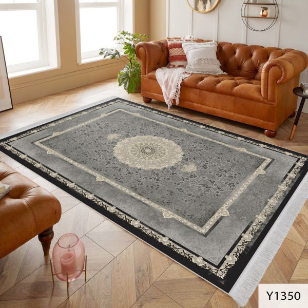 خرید فرشینه کلاسیک طوسی