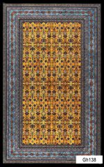 خرید مخمل فرش نارنجی سالن پذیرایی