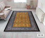 خرید مخمل فرش نارنجی سالن پذیرایی