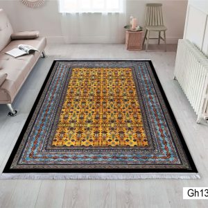 خرید مخمل فرش نارنجی سالن پذیرایی