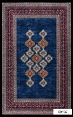 خرید فرشینه مخمل شانل سرمه ا ی