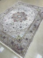 خرید فرش ماشینی 1200 شانه هریس طوسی