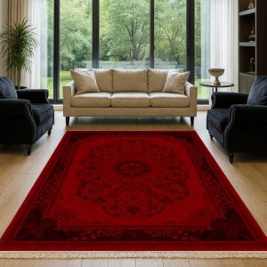 خرید فرشینه 6 متری قرمزلاکی