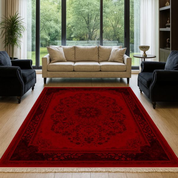 خرید فرشینه 6 متری قرمزلاکی (2) خرید فرشینه 6 متری قرمزلاکی