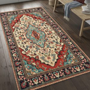 خرید فرشینه راهرویی قرمزلاکی (2)