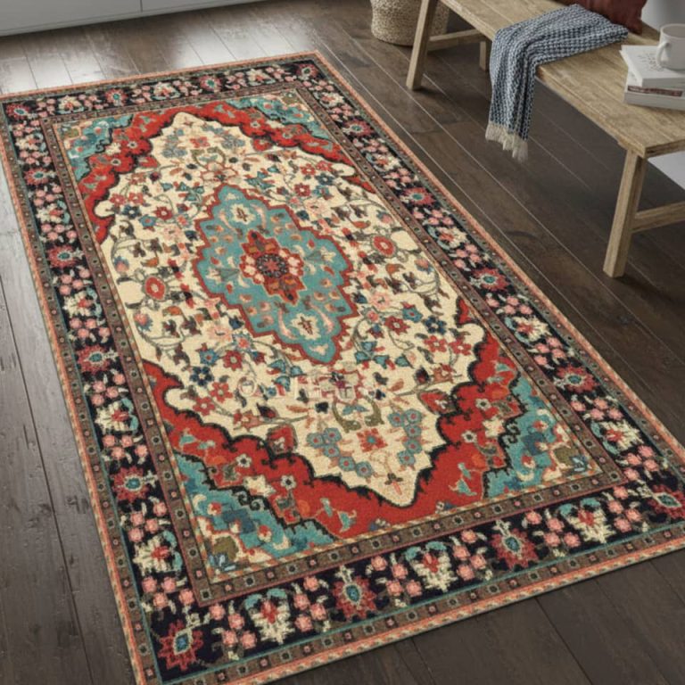 خرید فرشینه راهرویی قرمزلاکی (2)