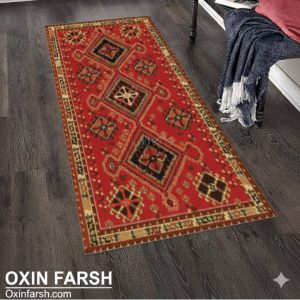 خرید فرشینه راهرویی قرمزلاکی