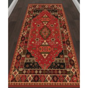 خرید فرشینه راهرویی قرمزلاکی (2)