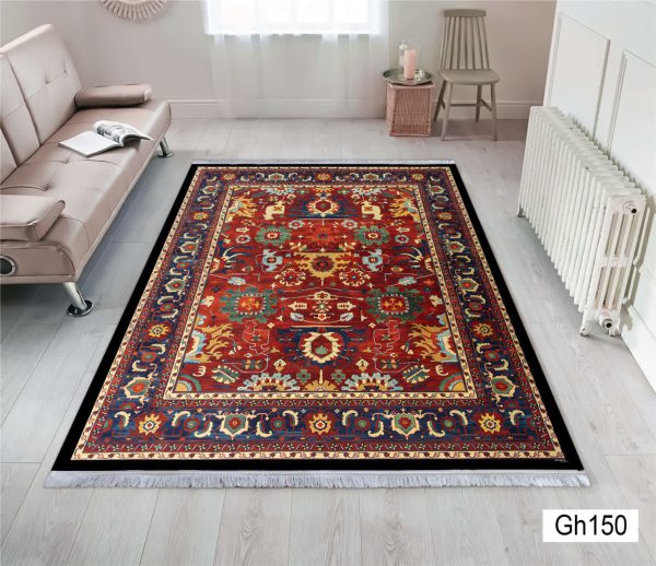 خرید فرشینه کلاسیک قرمزلاکی