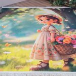 خرید فرشینه طرح اتاق کودک دخترانه