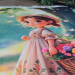 خرید فرشینه طرح اتاق کودک دخترانه