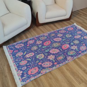 خرید فرشینه مدرن آبی