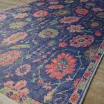 خرید فرشینه مدرن آبی